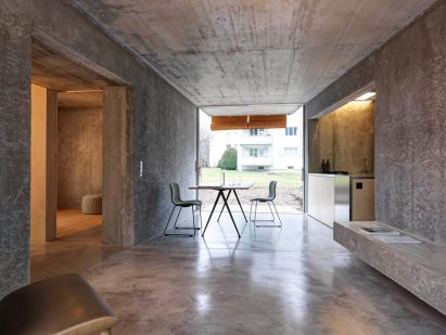 Gus Wüstemann affordable concrete housing in Zurich