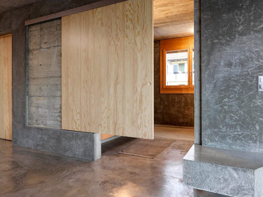 Gus Wüstemann affordable concrete housing in Zurich