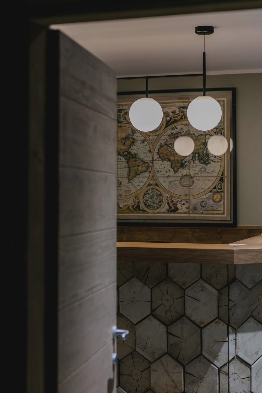 Interiors of Albergo Miramonti hotel, designed by Boxx Creative