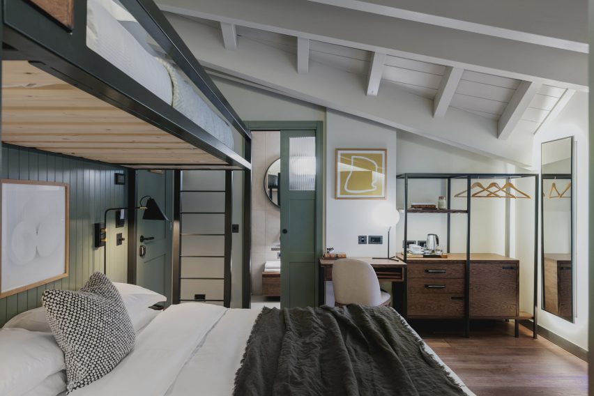 Interiors of Albergo Miramonti hotel, designed by Boxx Creative