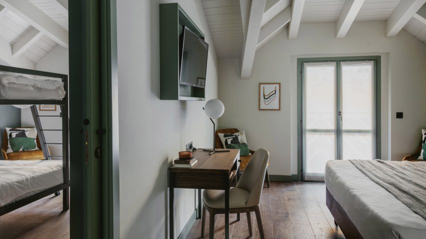 Interiors of Albergo Miramonti hotel, designed by Boxx Creative