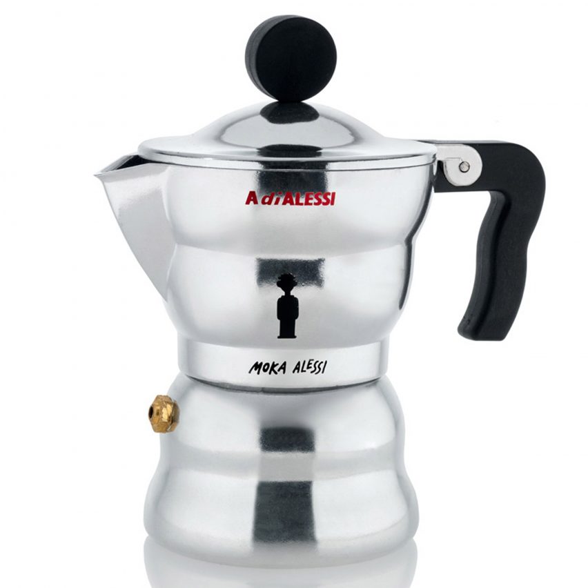 Moka Alessi coffee maker, 2011, by Alessandro Mendini