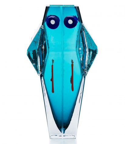 Rombo vase for Lasvit, 2018, by Alessandro Mendini