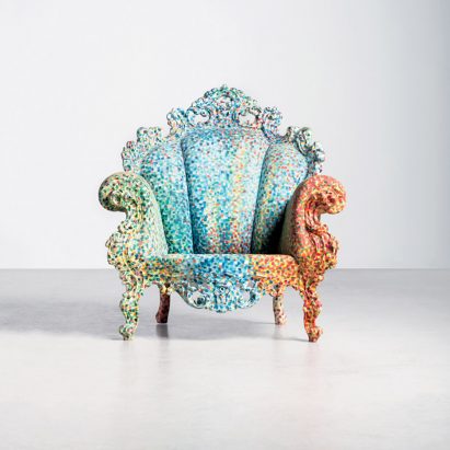 Alessandro Mendini dies: Proust armchair by Alessandro Mendini