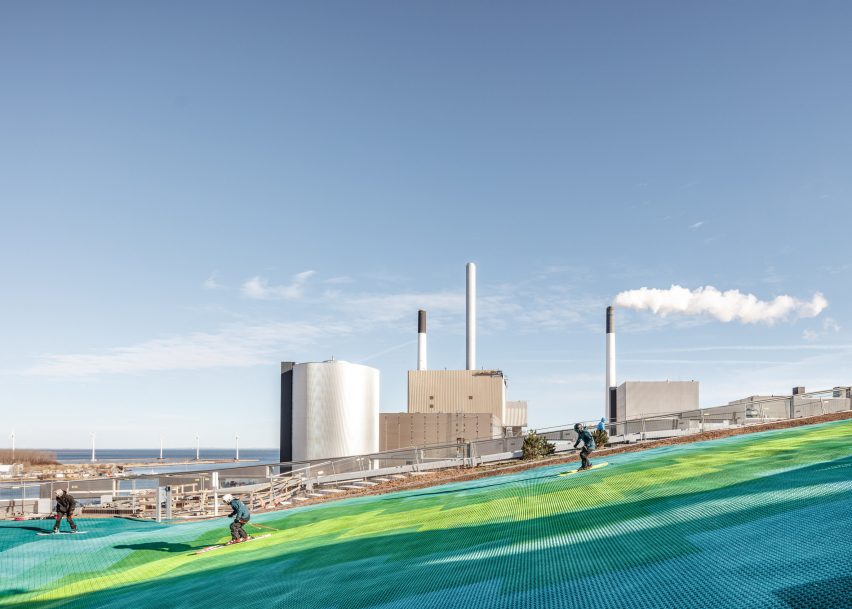 Amager Bakke and Copenhill artificial ski slope by BIG and SLA Architects