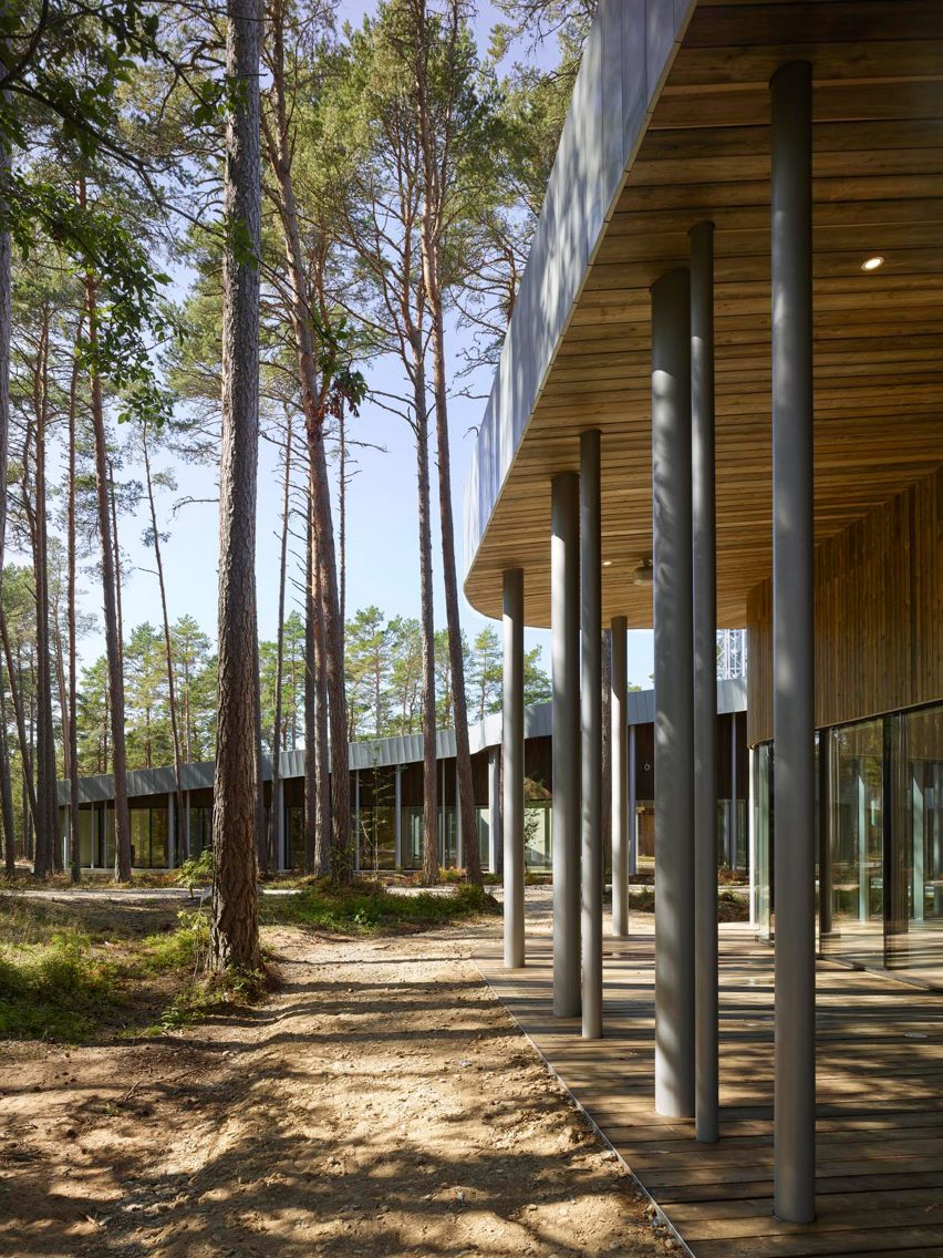 Arvo Pärt centre by Nieto Sobejano Arquitectos. Photo by Roland Halbe