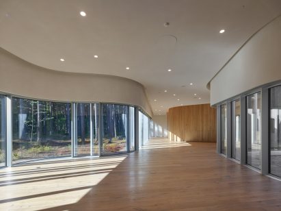 Arvo Pärt centre by Nieto Sobejano Arquitectos. Photo by Roland Halbe