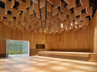 Arvo Pärt centre by Nieto Sobejano Arquitectos. Photo by Roland Halbe