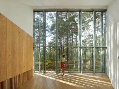 Arvo Pärt centre by Nieto Sobejano Arquitectos. Photo by Roland Halbe