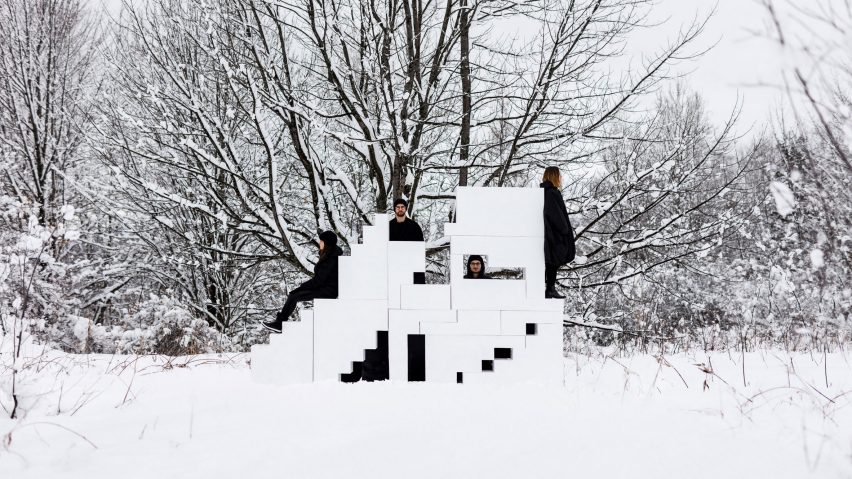 B15 installation by Jean Verville and Kroy