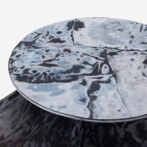 Sophie Rowley's Bahia Denim marble-like furniture is made from repurposed denim