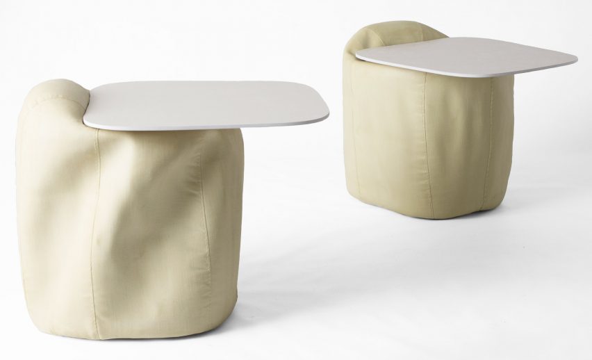 Side tables by Fårg & Blanche
