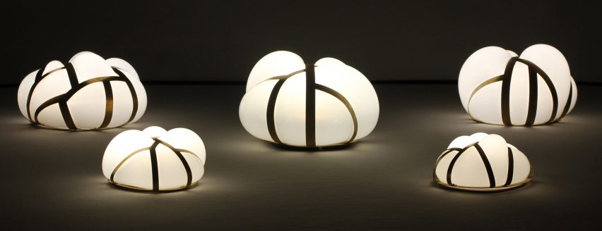 Floor lamp Side tables by Fårg & Blanche