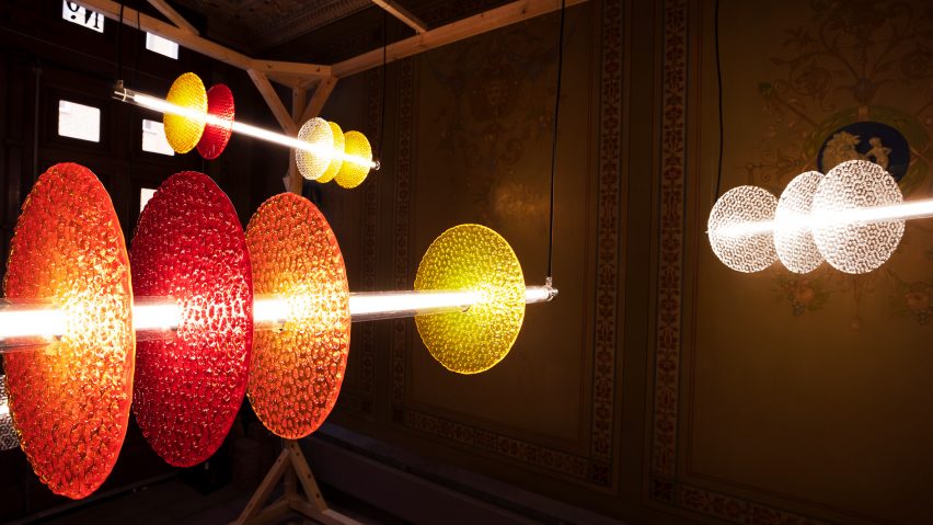 Interiors of Baker's House installation designed by Fårg & Blanche