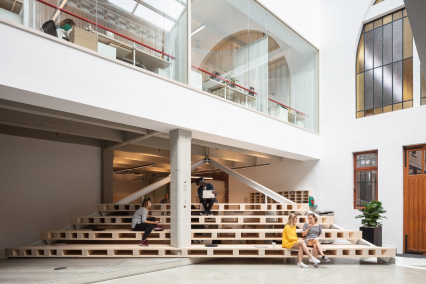 Interiors of BBDO offices in Brussels, designed by Zampone Architects