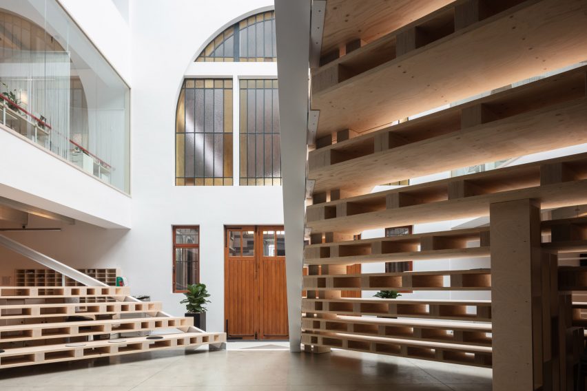 Interiors of BBDO offices in Brussels, designed by Zampone Architects