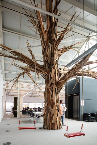 Interiors of BBDO offices in Brussels, designed by Zampone Architects