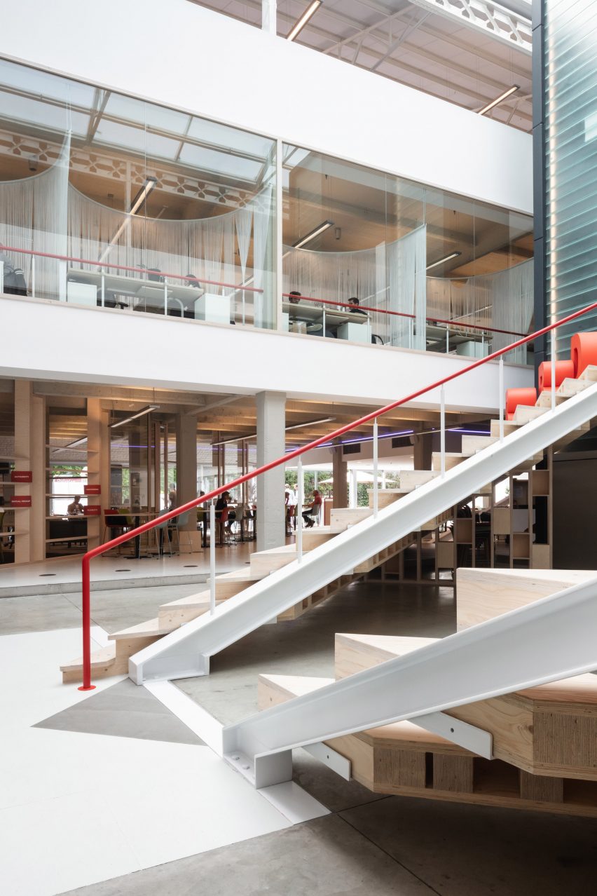 Interiors of BBDO offices in Brussels, designed by Zampone Architects