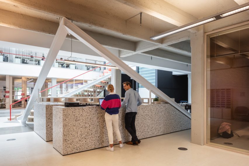 Interiors of BBDO offices in Brussels, designed by Zampone Architects