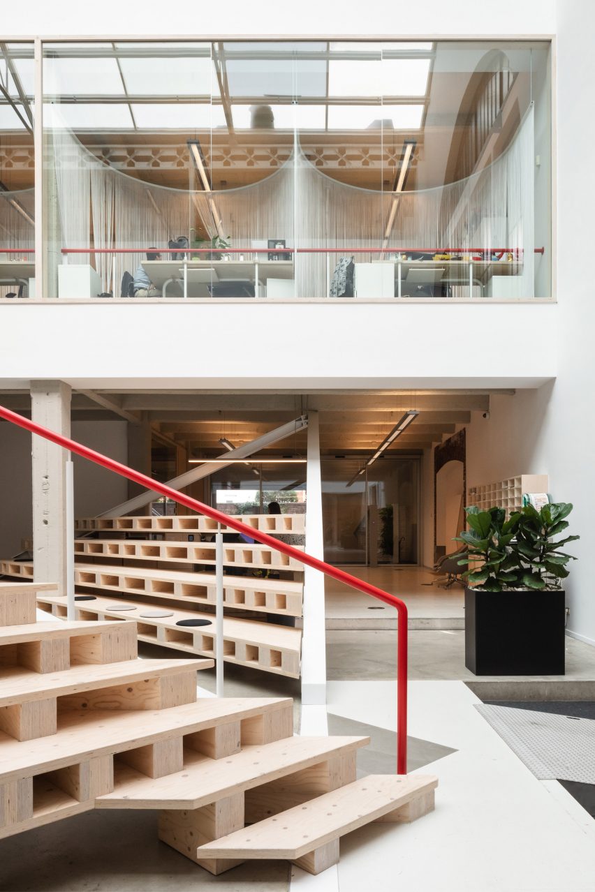 Interiors of BBDO offices in Brussels, designed by Zampone Architects