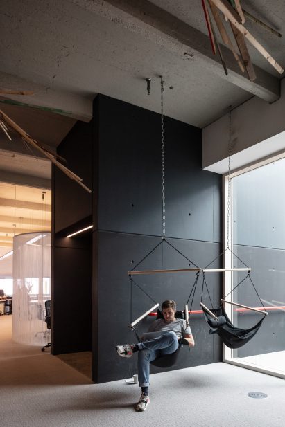 Interiors of BBDO offices in Brussels, designed by Zampone Architects