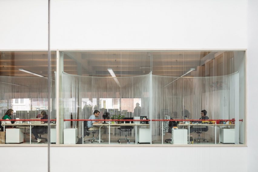 Interiors of BBDO offices in Brussels, designed by Zampone Architects