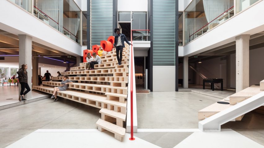 Interiors of BBDO offices in Brussels, designed by Zampone Architects