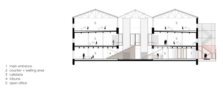 BBDO offices in Brussels, designed by Zampone Architects