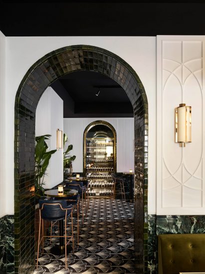 Beefbar Paris: Interiors of Beefbar restaurant in Paris, designed by Humbert & Poyet