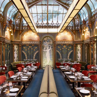 Interiors of Beefbar restaurant in Paris, designed by Humbert & Poyet