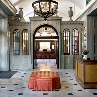 Six new hotels in England: University Arms in Cambridge, designed by John Simpson and Martin Brudnizki