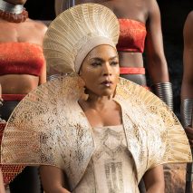 Angela Bassett as Queen Ramonda in Black Panther