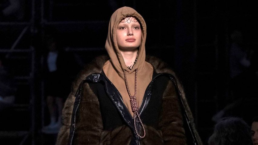 Burberry noose hoodie