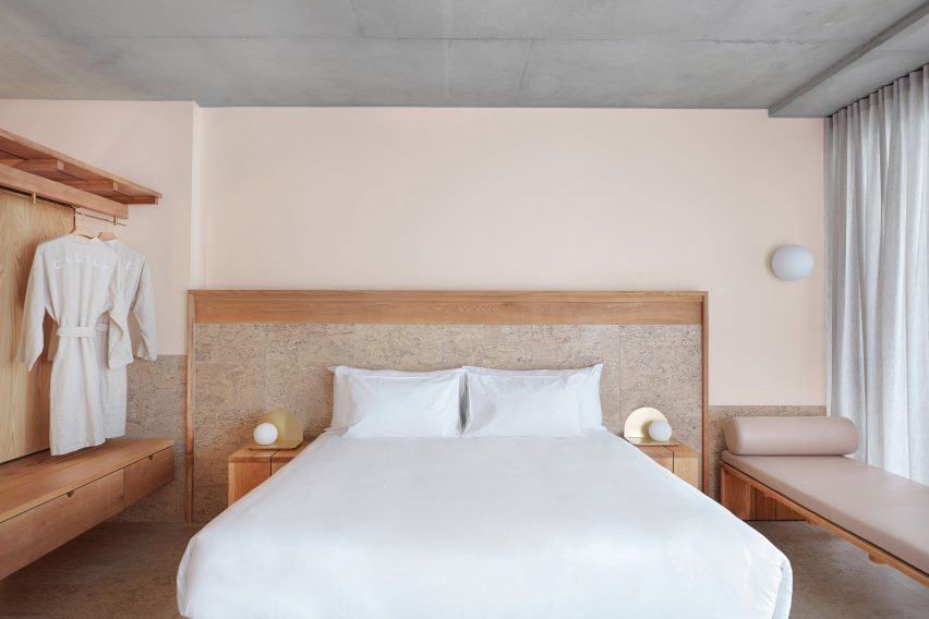 Interiors of The Calile Hotel, designed by Richards and Spence