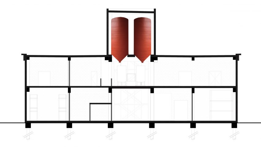 Camp's factory by Dhooge & Meganck in Belgium