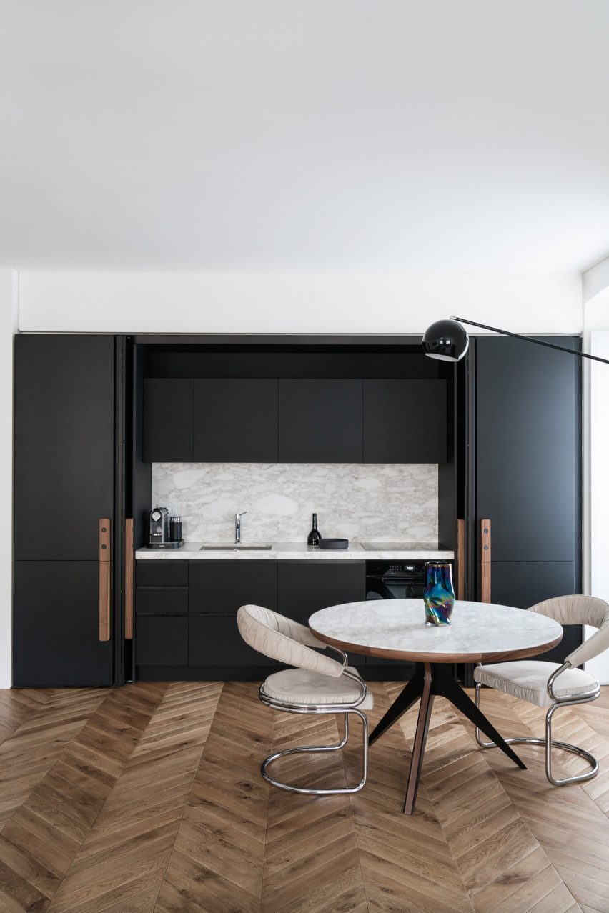 Interiors of Casa Lagrange, designed by Fabio Fantolino