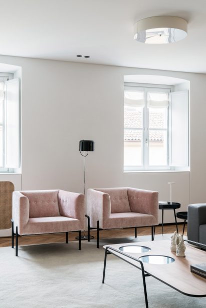 Interiors of Casa Lagrange, designed by Fabio Fantolino