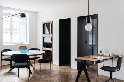 Interiors of Casa Lagrange, designed by Fabio Fantolino