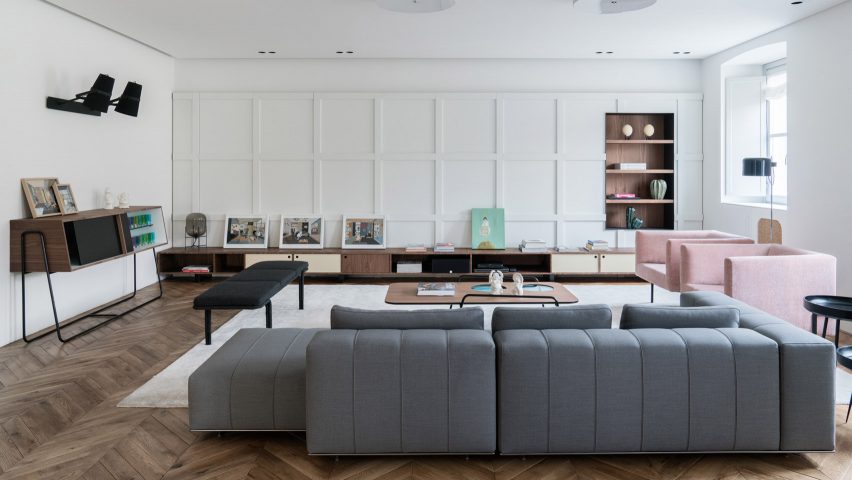 Interiors of Casa Lagrange, designed by Fabio Fantolino