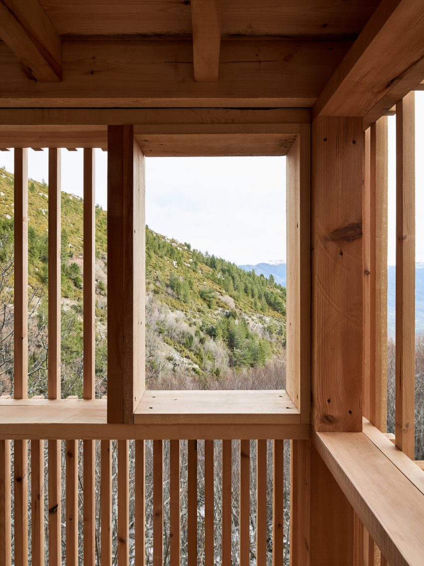 Corsica deer observatories by Orma Architettura