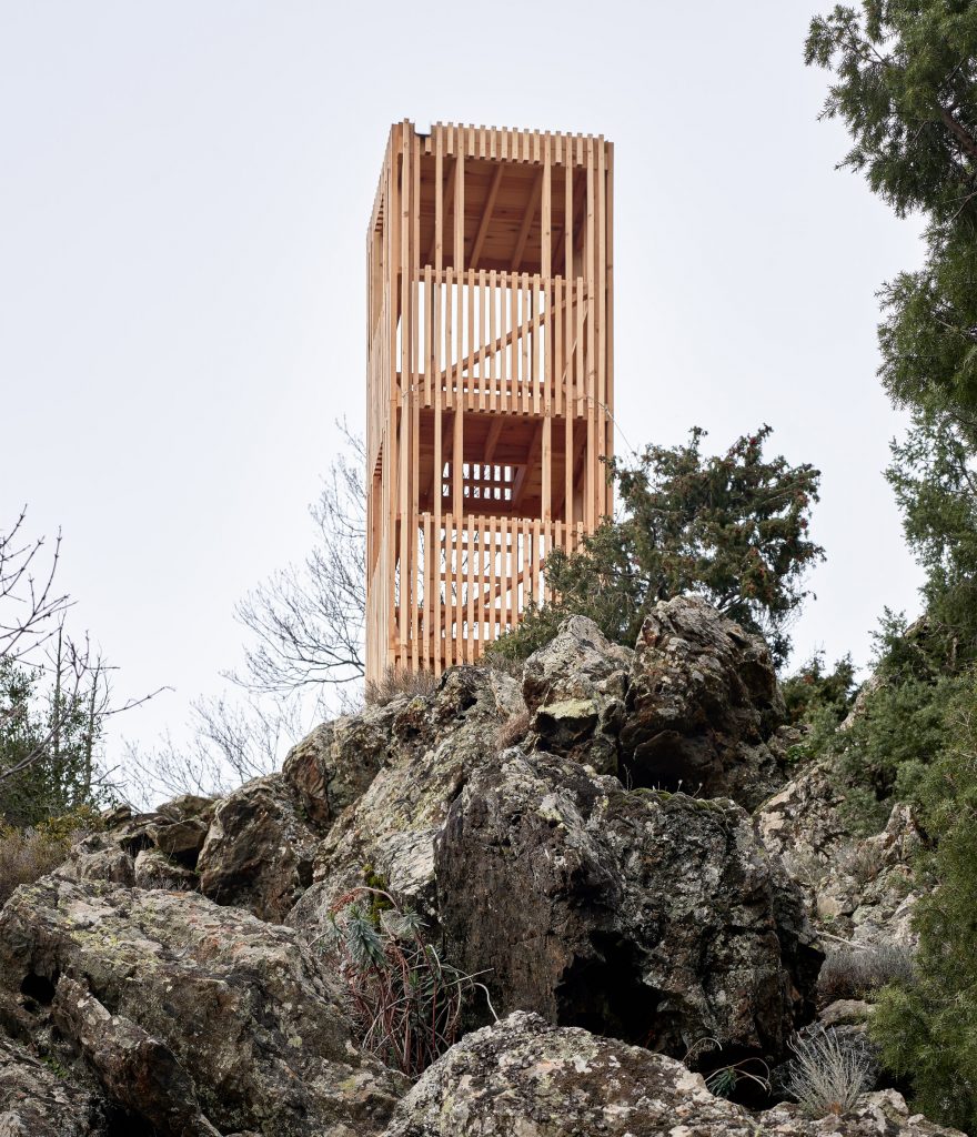 Corsica deer observatories by Orma Architettura