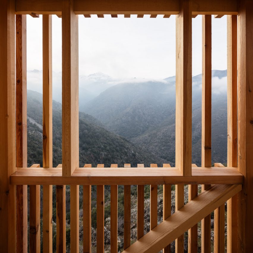 Corsica deer observatories by Orma Architettura