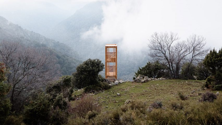 Corsica deer observatories by Orma Architettura