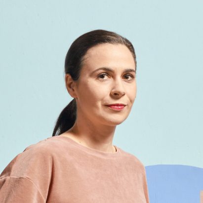 Portrait of Dezeen Awards 2019 judge Cristina Celestino. Photo is by Fornace Brioni