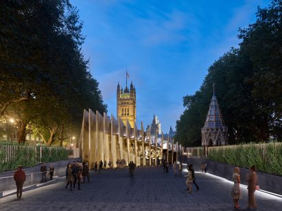 David Adjaye, who has curated the Making Memory Exhibition at the Design Museum, says architecture can counteract fiction in history