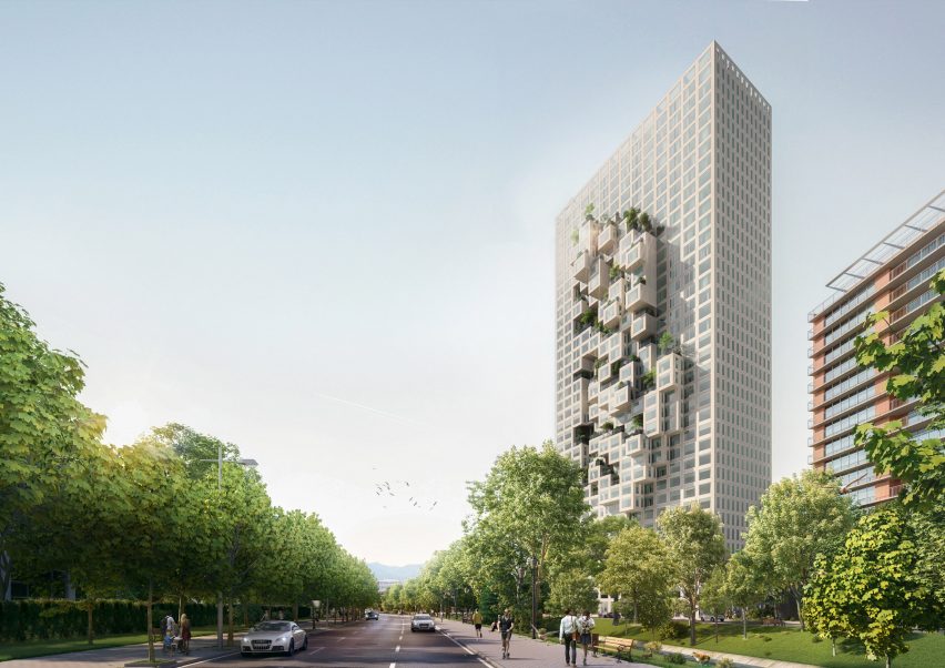 Downtown One skyscraper designed by MVRDV