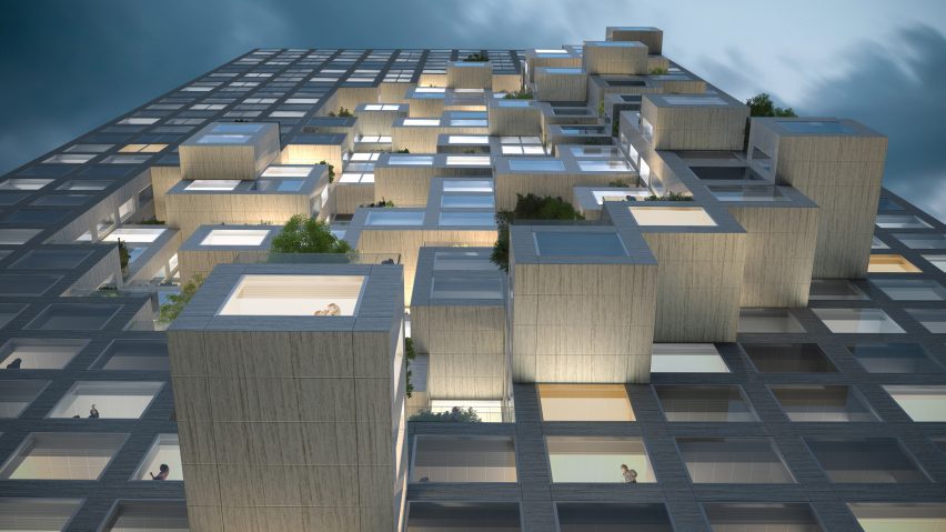 Downtown One skyscraper designed by MVRDV