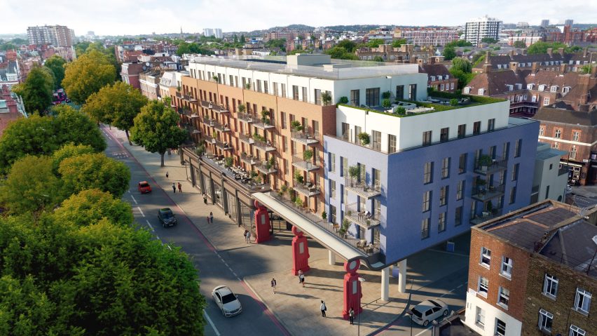 Lyons Place in London by Farrells for Almacantar designed for drone deliveries operated by Skyports