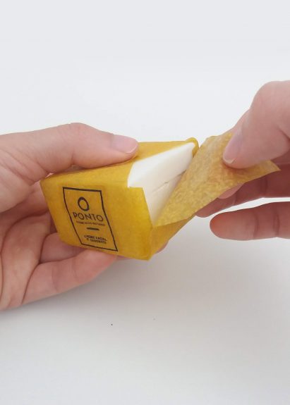 Elena Amato designs sustainable bio-plastic packaging from bacterial cellulose