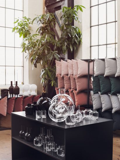 Interiors of Fogia showroom in Stockholm, design by Code Concept